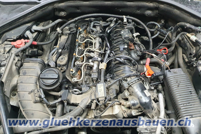 Abgerissene Glühkerze ausbauen aus BMW 530d F10