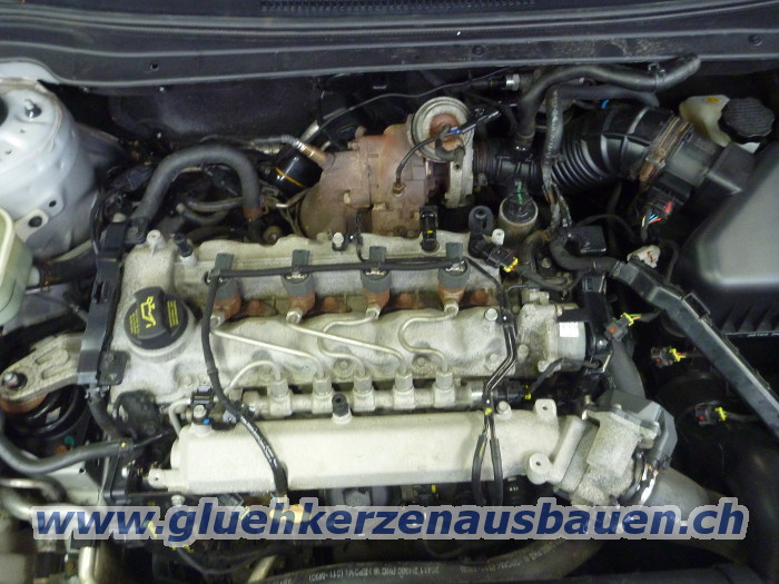 Abgerissene Glühkerze ausbauen aus Kia Ceed 1.6
CRDi