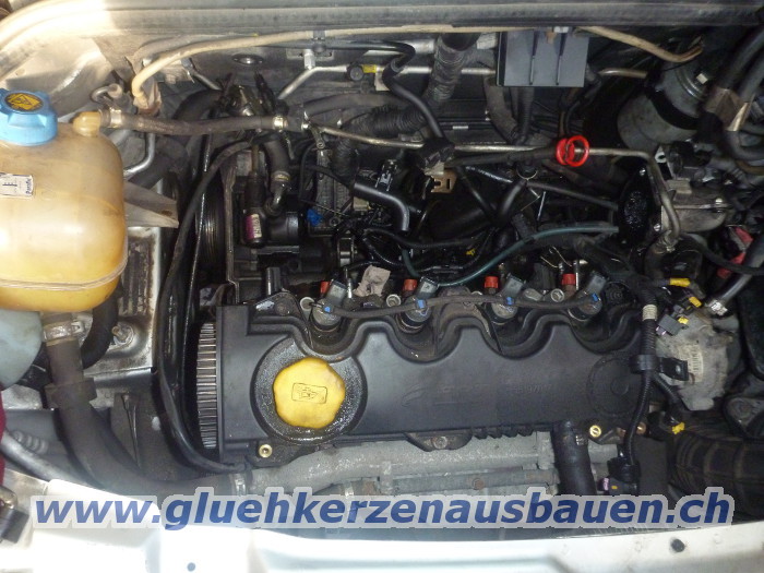 Abgerissene Glühkerze ausbauen aus Fiat Doblo
mit 1.9 JTD Motor