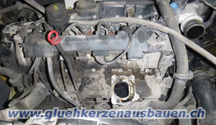 Abgerissene Glhkerze ausbauen aus Fiat
                    Ducato / Citroen Jumper / Peugeot Boxer mit 2.3
                    Motor