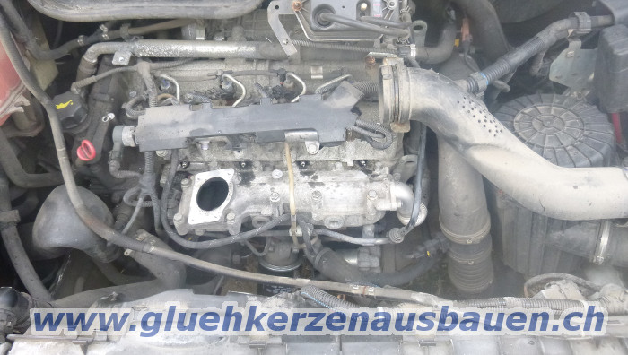 Abgerissene Glhkerze ausbauen aus Fiat
                    Ducato / Citroen Jumper / Peugeot Boxer mit 3.0
                    Motor