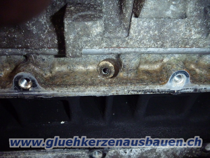 Abgerissene Glühkerze