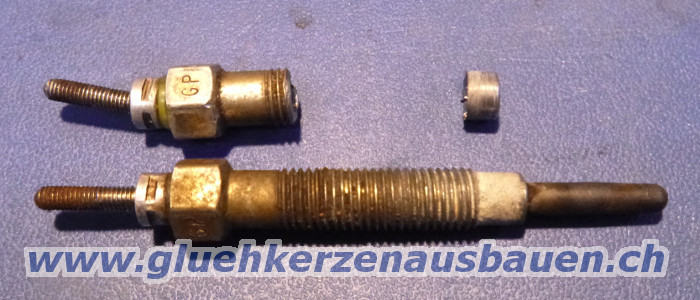 Abgebrochene Glhkerze ausbauen aus
                          Kia Pregio 2.5