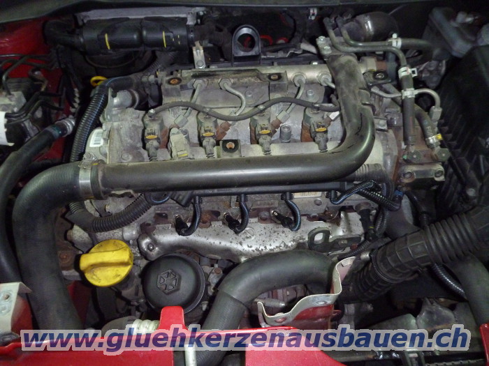 Abgerissene Glühkerze ausbauen aus Suzuki
Swift mit 1.3 Motor
