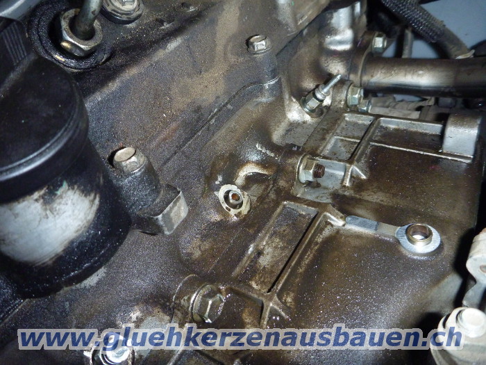 Abgerissene Glühkerze
