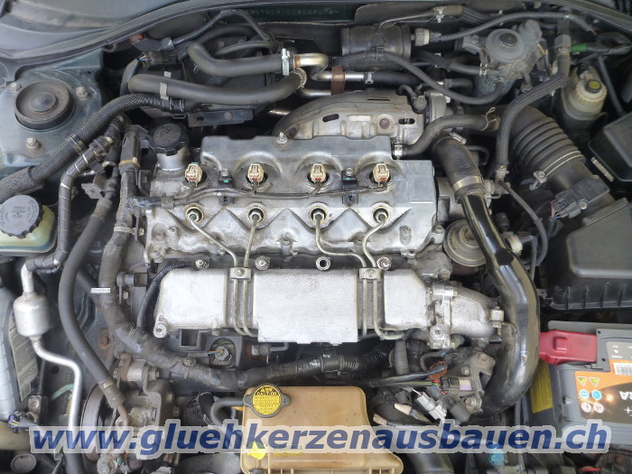 Abgerissene Glhkerze ausbauen aus
                        Toyota mit 2.0 D-4D Motor