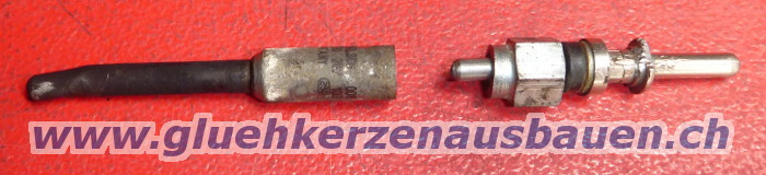 Abgerissene Glühkerze ausgebaut aus BMW
320d