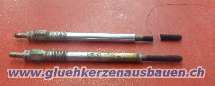Abgerissener Heizstab ausgebaut aus 1.6 HDi
Motor