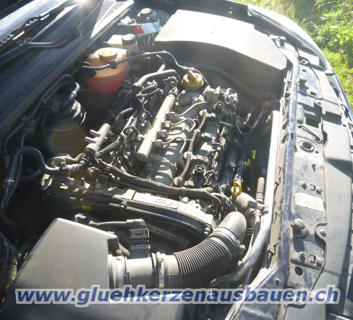 Abgerissene Glhkerze ausbauen aus Opel
                        Astra / Vectra mit 1.9 16V Motor